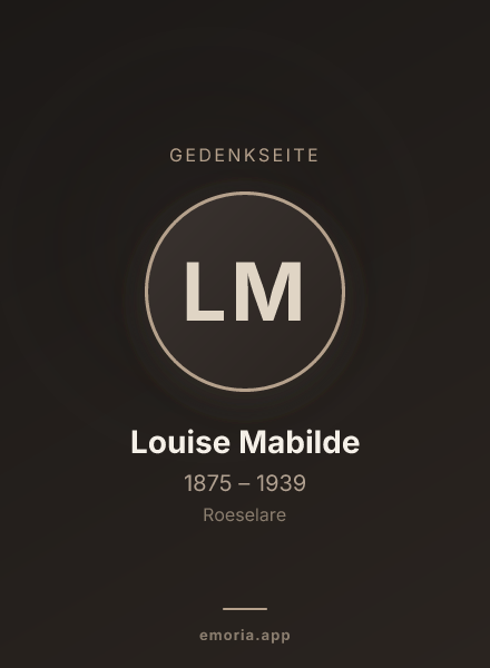 Gedenkportrait von Louise Mabilde
