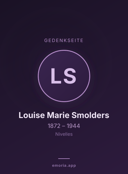 Gedenkportrait von Louise Marie Smolders