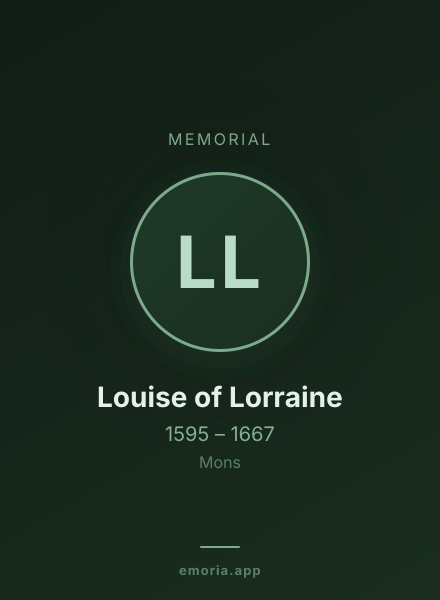 Memorial portrait of Louise of Lorraine