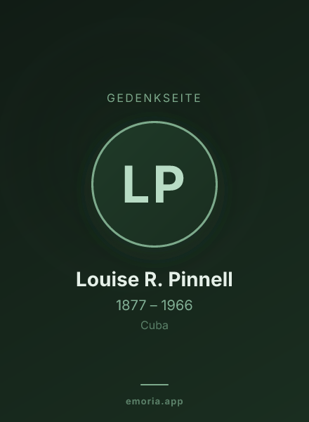 Gedenkportrait von Louise R. Pinnell
