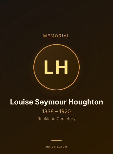 Memorial portrait of Louise Seymour Houghton
