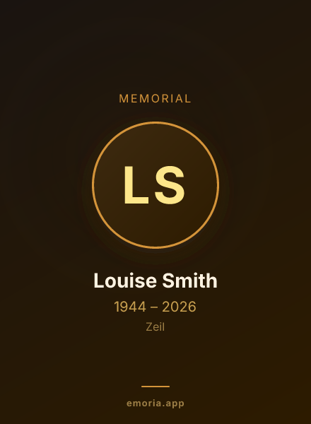 Memorial portrait of Louise Smith