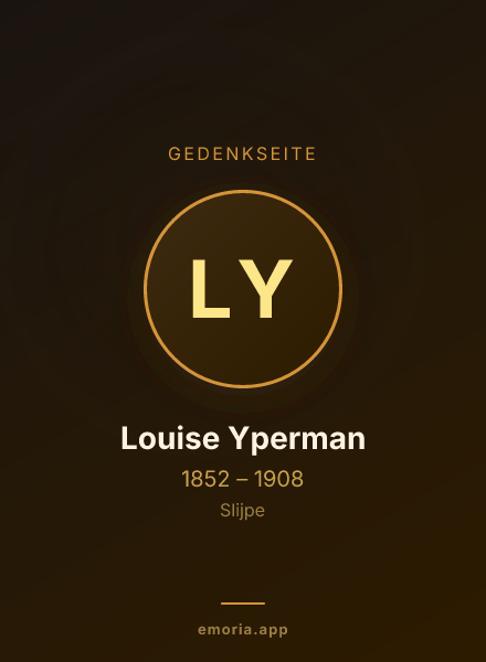 Gedenkportrait von Louise Yperman