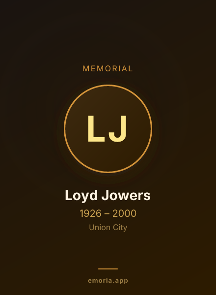 Memorial portrait of Loyd Jowers