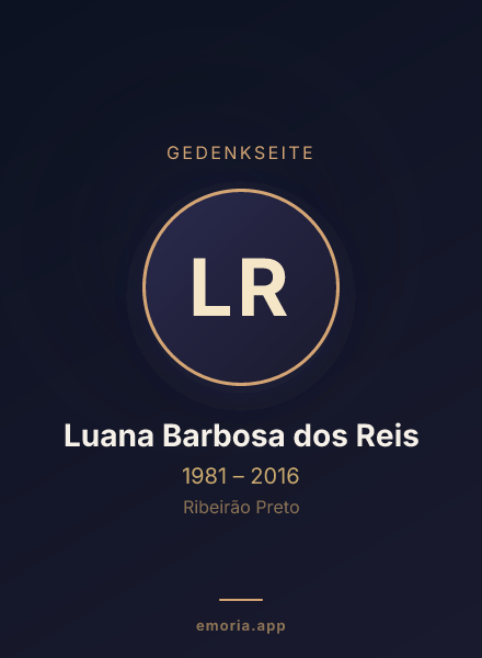 Gedenkportrait von Luana Barbosa dos Reis
