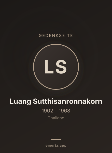 Gedenkportrait von Luang Sutthisanronnakorn