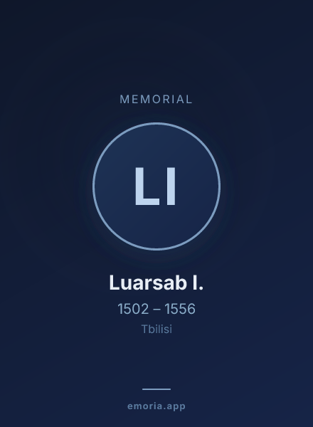 Memorial portrait of Luarsab I.