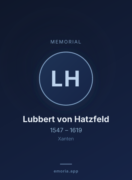 Memorial portrait of Lubbert von Hatzfeld