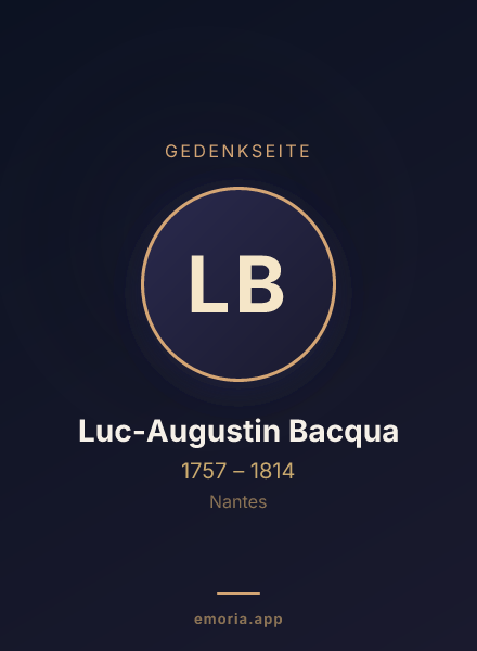 Gedenkportrait von Luc-Augustin Bacqua