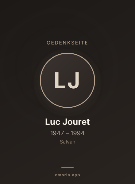 Gedenkportrait von Luc Jouret