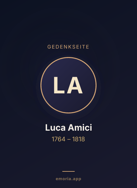 Gedenkportrait von Luca Amici