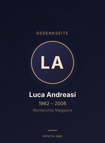 Gedenkportrait von Luca Andreasi