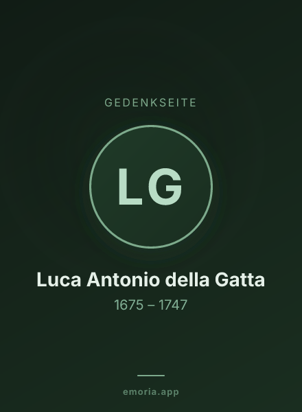 Gedenkportrait von Luca Antonio della Gatta