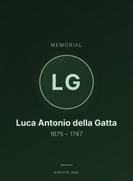 Memorial portrait of Luca Antonio della Gatta