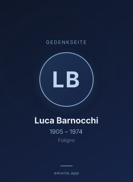 Gedenkportrait von Luca Barnocchi
