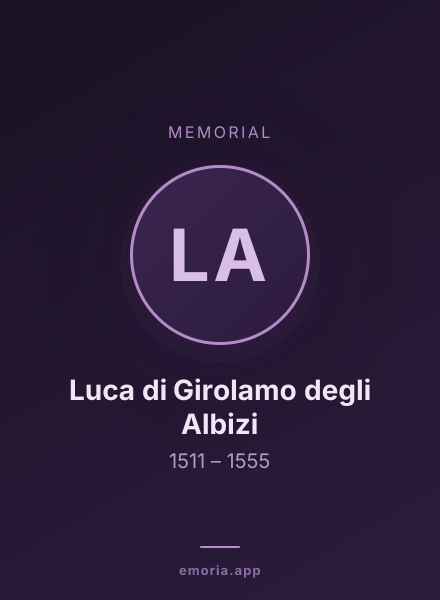 Memorial portrait of Luca di Girolamo degli Albizi