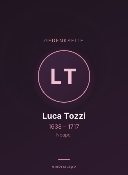 Gedenkportrait von Luca Tozzi
