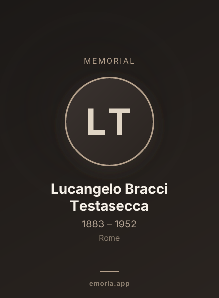 Memorial portrait of Lucangelo Bracci Testasecca