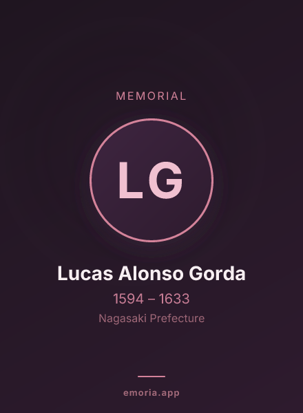 Memorial portrait of Lucas Alonso Gorda