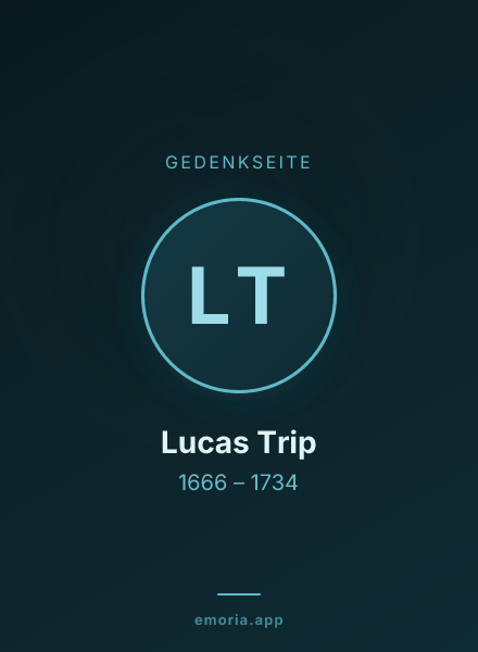 Gedenkportrait von Lucas Trip