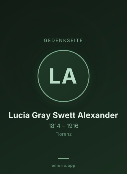 Gedenkportrait von Lucia Gray Swett Alexander