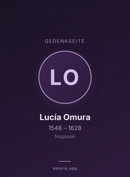 Gedenkportrait von Lucía Omura
