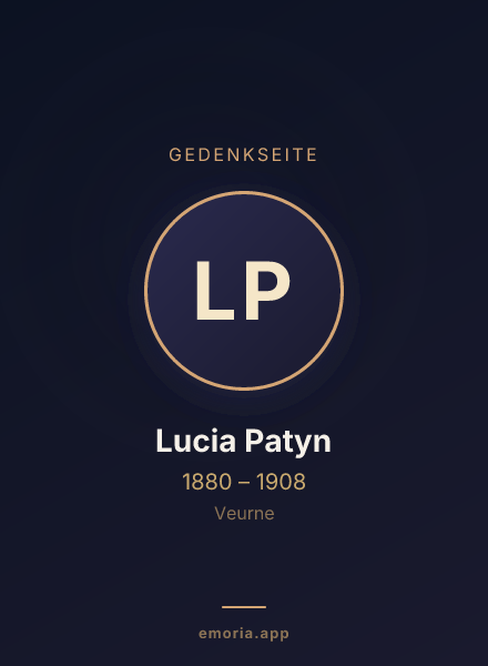 Gedenkportrait von Lucia Patyn