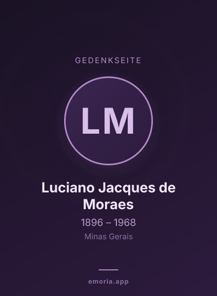 Gedenkportrait von Luciano Jacques de Moraes