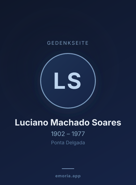 Gedenkportrait von Luciano Machado Soares