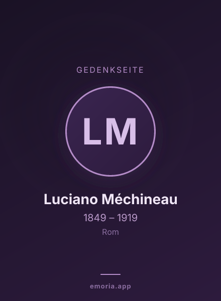 Gedenkportrait von Luciano Méchineau