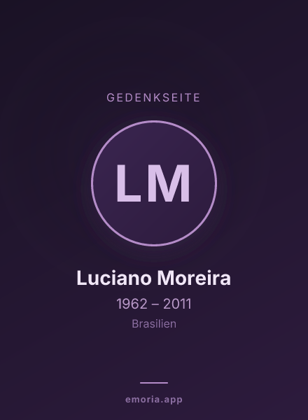 Gedenkportrait von Luciano Moreira
