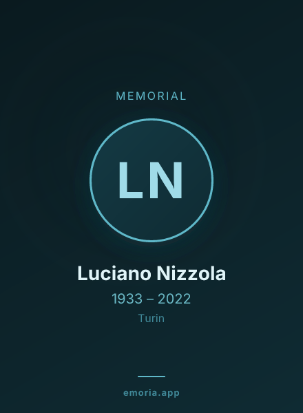 Memorial portrait of Luciano Nizzola