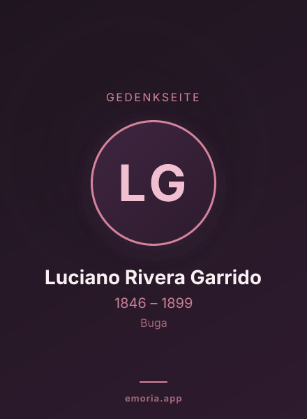 Gedenkportrait von Luciano Rivera Garrido