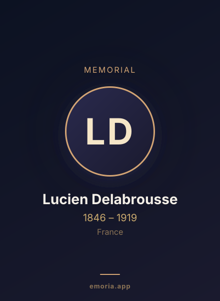 Memorial portrait of Lucien Delabrousse