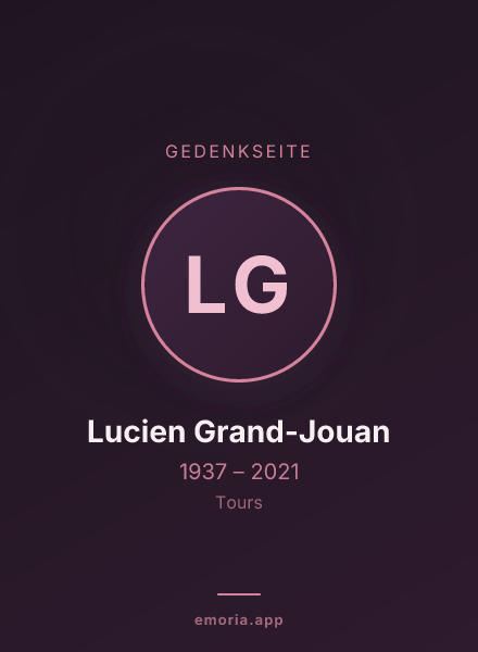 Gedenkportrait von Lucien Grand-Jouan