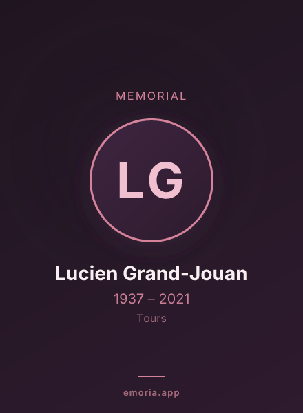 Memorial portrait of Lucien Grand-Jouan