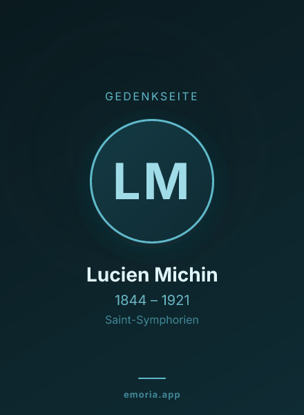 Gedenkportrait von Lucien Michin
