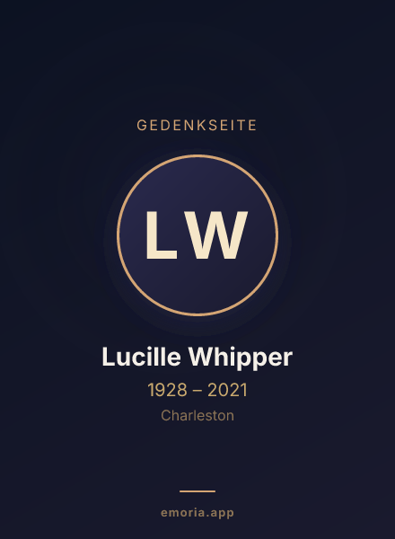 Gedenkportrait von Lucille Whipper