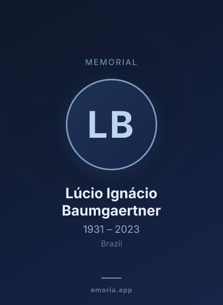 Memorial portrait of Lúcio Ignácio Baumgaertner