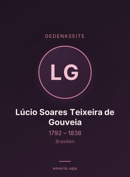 Gedenkportrait von Lúcio Soares Teixeira de Gouveia