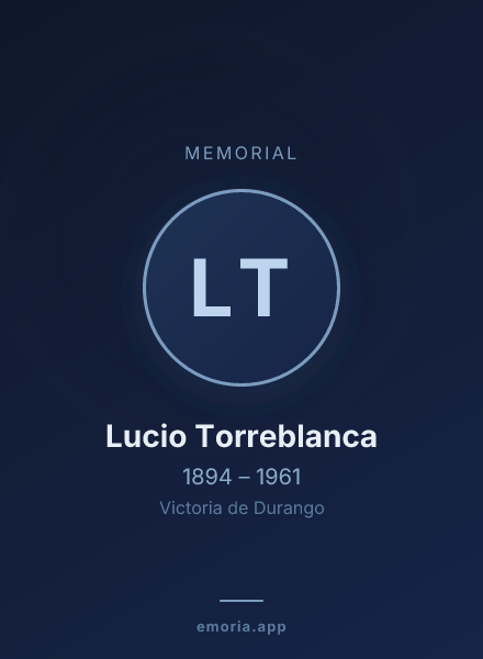 Memorial portrait of Lucio Torreblanca