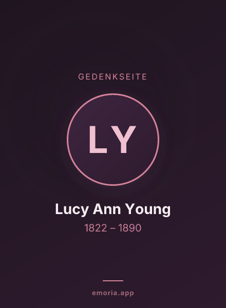 Gedenkportrait von Lucy Ann Young