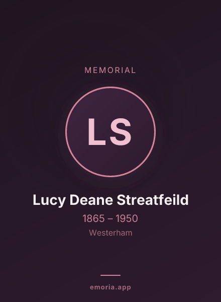 Memorial portrait of Lucy Deane Streatfeild