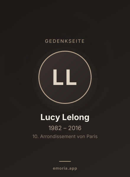 Gedenkportrait von Lucy Lelong