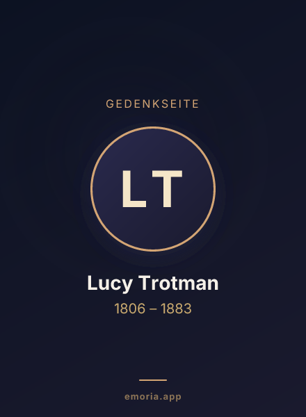 Gedenkportrait von Lucy Trotman
