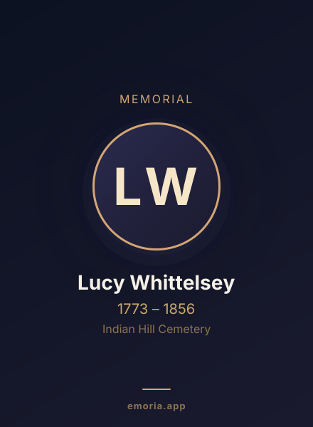 Memorial portrait of Lucy Whittelsey