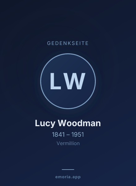 Gedenkportrait von Lucy Woodman
