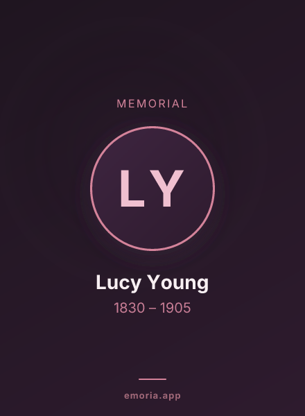 Memorial portrait of Lucy Young