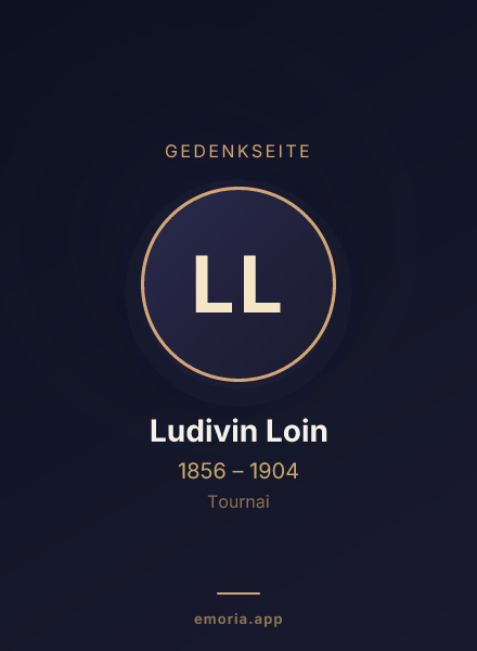 Gedenkportrait von Ludivin Loin