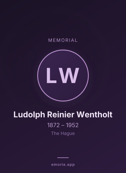 Memorial portrait of Ludolph Reinier Wentholt